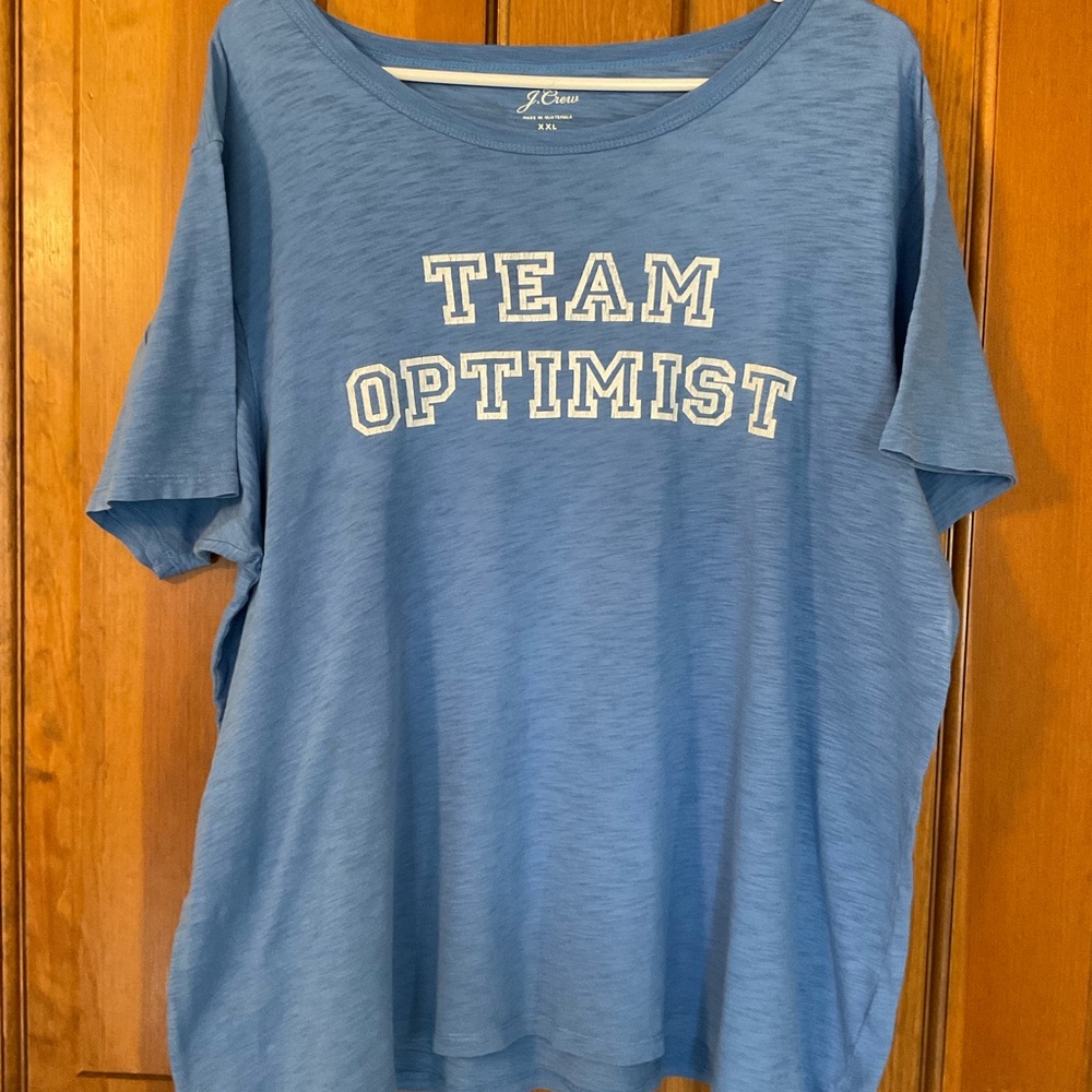 J. Crew Blue Team Optimist Women's Top